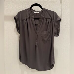 Pleione Charcoal Blouse
